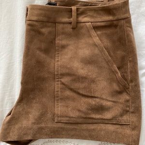 BCBG Brown Suede Shorts